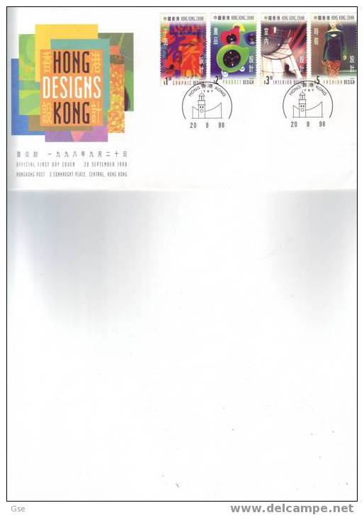 HONG KONG 1998 -  FDC  . Designs - Annullo Speciale - FDC