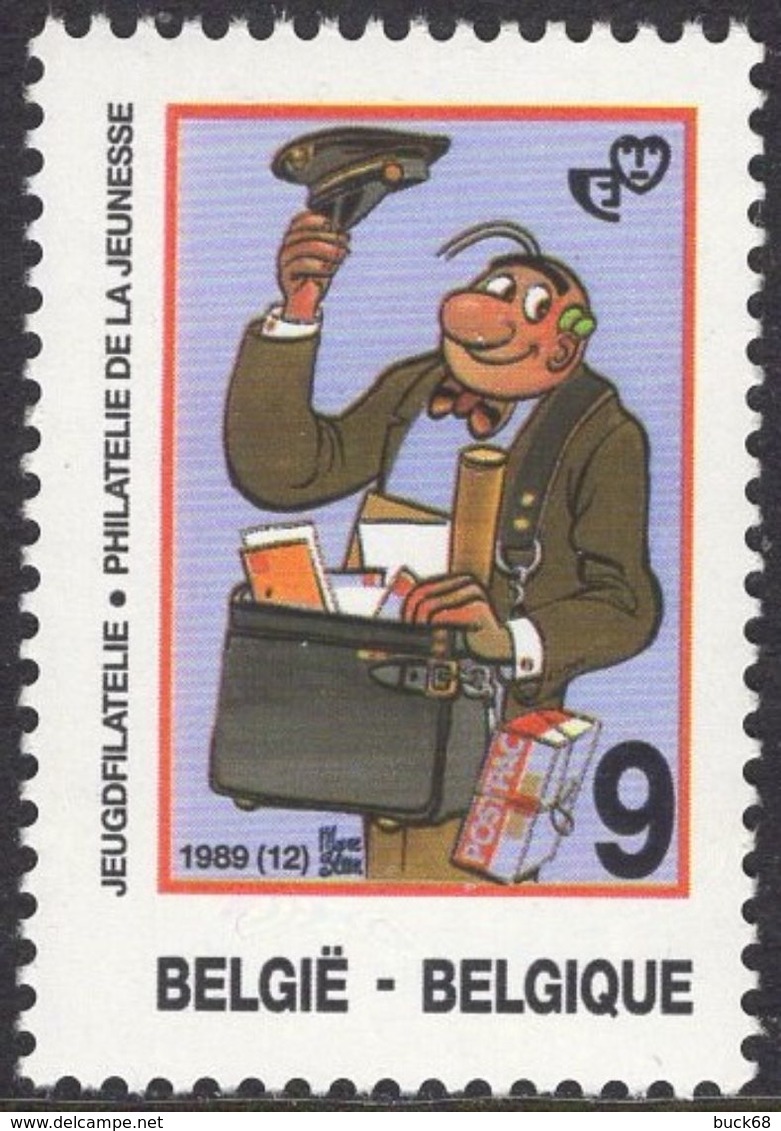 BELGIQUE 2339 ** MNH Néron NERO De Marc SLEEN Préposé 1989 (12) Comics Bande Dessinée BD Strip - Stripsverhalen