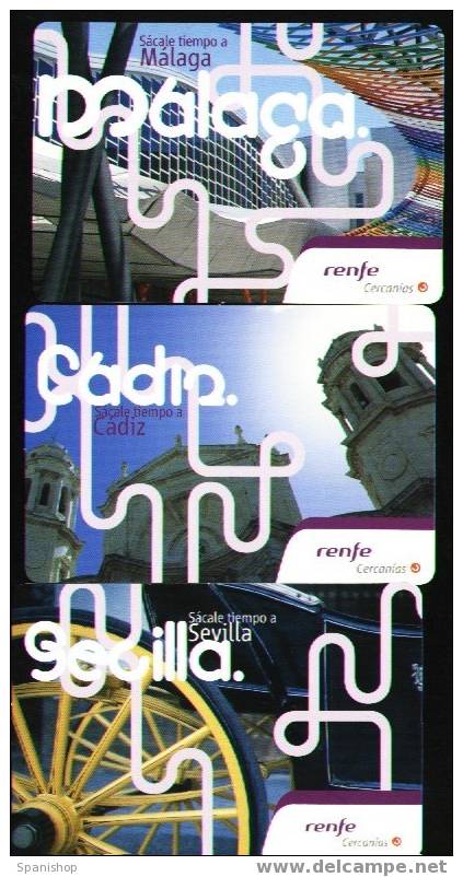 Pocket Calendar Spain Train Company Renfe, Bahn, Almanaque 3 Diff. - Otros & Sin Clasificación