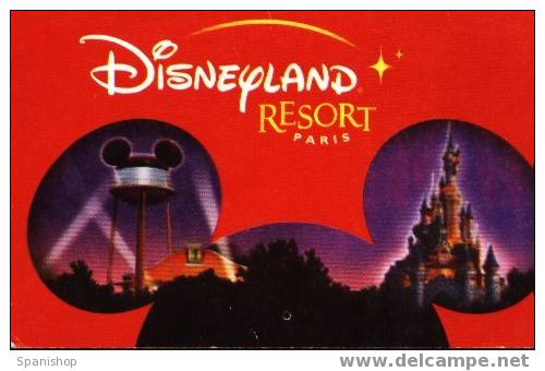 Disney Paris Mickey Mouse Passaport. Ticket Entrance - Disney Passports