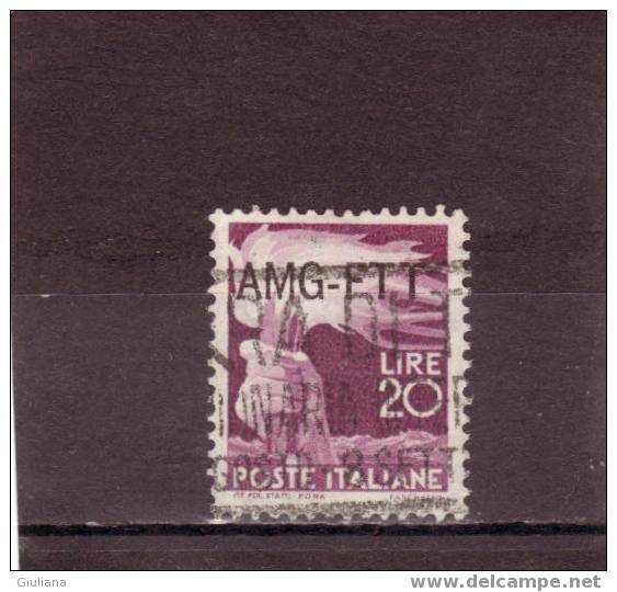 Italia Trieste Zona A - N. 64 Used (Sassone) 1949-50  Serie Democratica - Gebraucht