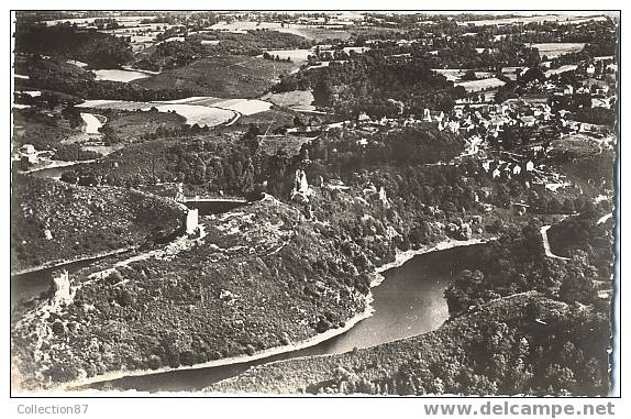 23 - CREUSE - VALLEE De La CREUSE - VUE AERIENNE - CROZANT Et Ses Ruines - THEOJAC N° 4490 A - - Crozant