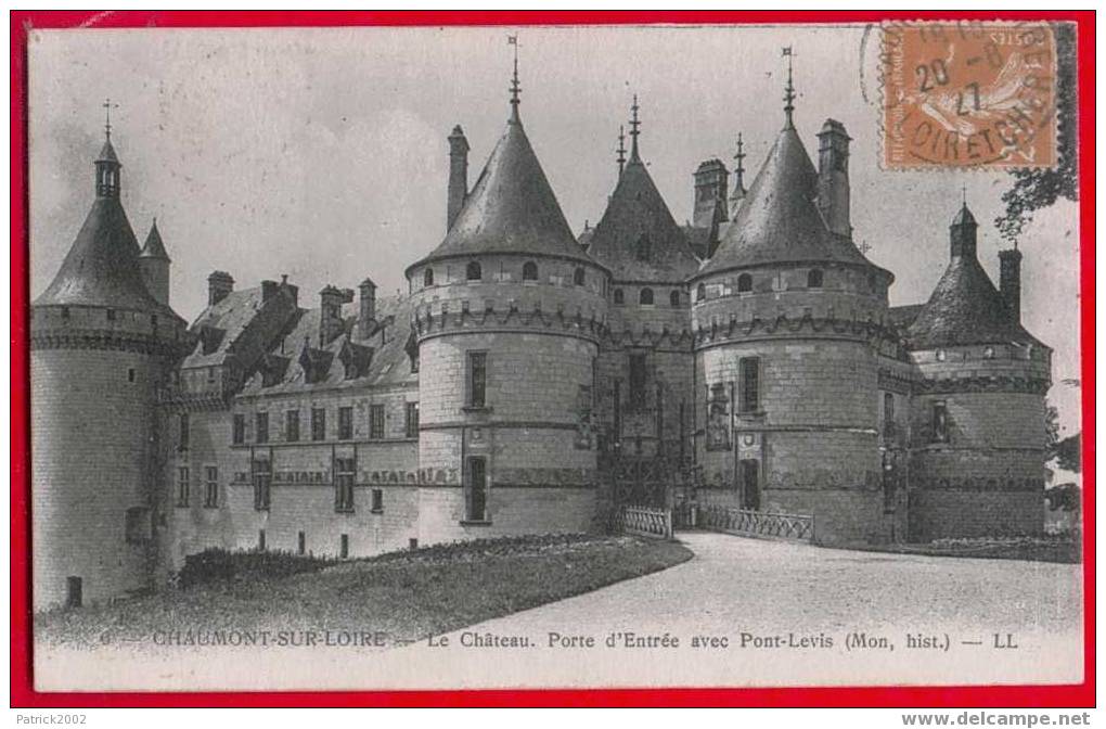 CHAUMONT-SUR-LOIRE -- Le Château. Porte D'Entrée Avec Pont-Levis (Mon. Hist.) -- LL. - Altri & Non Classificati