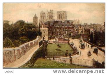 YORK "Minster From City Walls" Frith & Co Ltd (1922) - York