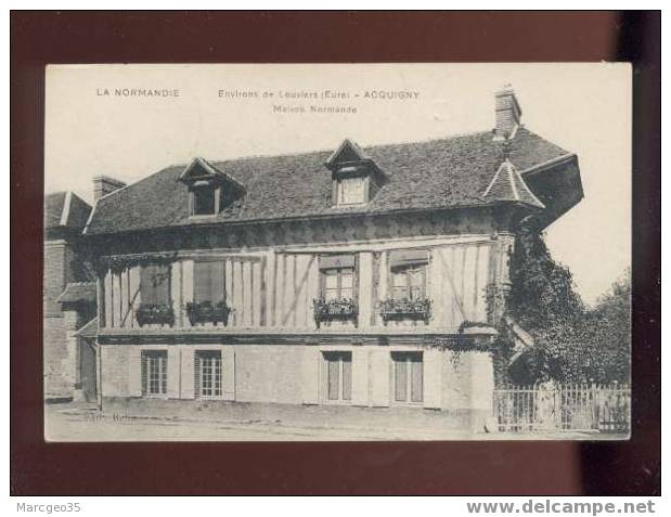 008716 Acquigny Environs De Louviers Maison Normande édit.bellier Belle Carte - Acquigny