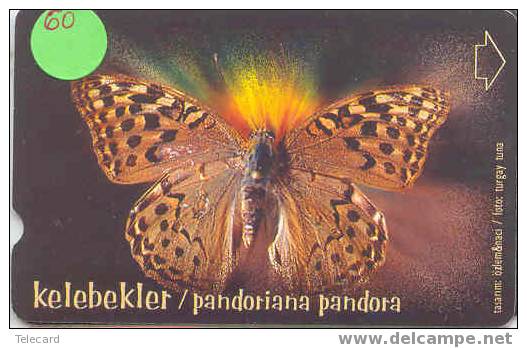 PAPILLON Butterfly SCHMETTERLING VlinderTelecarte (60) - Papillons