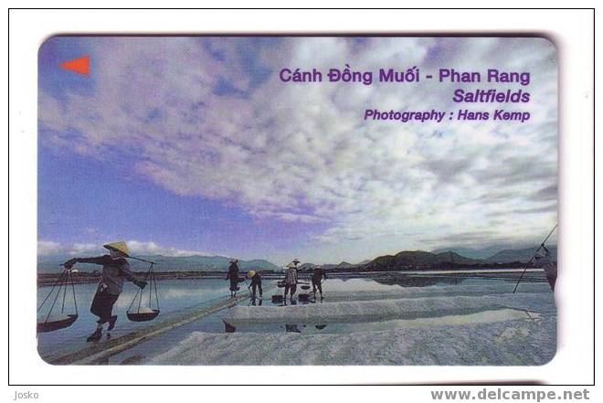 Vietnam - Viet Nam - PHAN RANG SALTFIELDS  - Old Magnetic Card - Code 7UPVG - Viêt-Nam