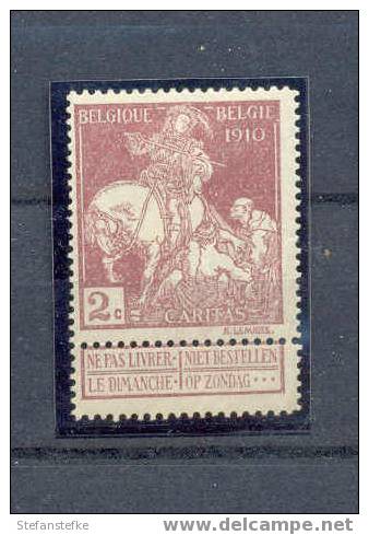 Belgie Ocb Nr : 89 * Met Scharnier  (zie Scan) - 1910-1911 Caritas