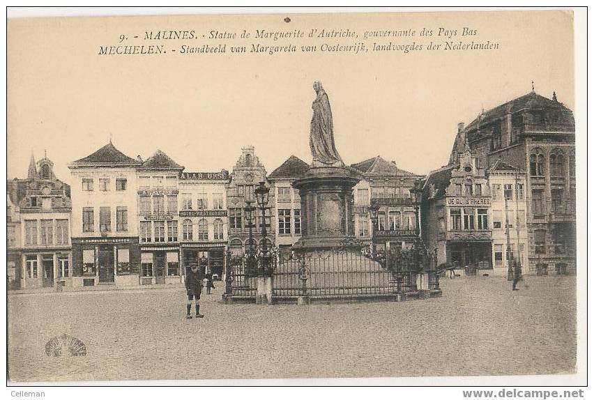 Mechelen Markt Standbeeld Animé (e610) - Malines