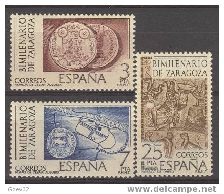 9tR51TM.MONEDAS.Bimilenario De Zaragoza .Ed.2319/1**.sin Charnela.LUJO - Monedas