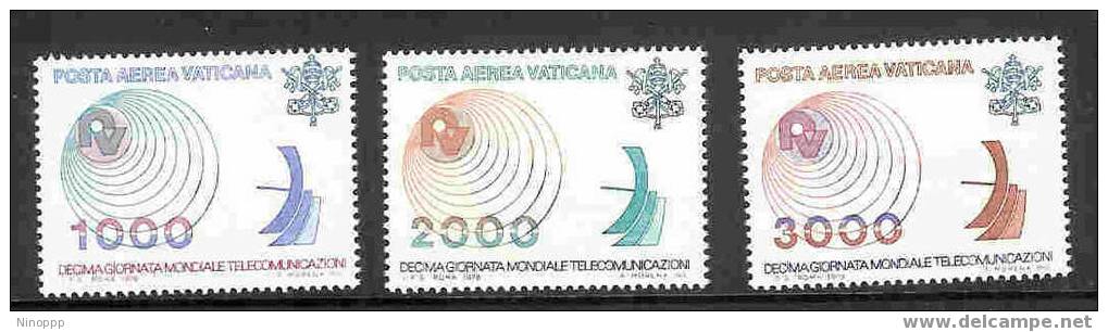 Vatican City-1978 Radio Waves   MNH - Luftpost