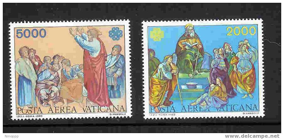 Vatican City-1983 World Communications Year  MNH - Posta Aerea