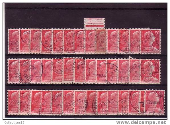 FRANCE - 1011 Obli (40 Timbres) - 1955-1961 Marianne Of Muller