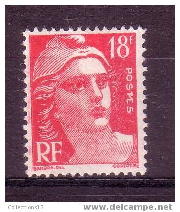 FRANCE - 887* Cote 11,50 Euros Depart à 10% - 1945-54 Marianne Of Gandon
