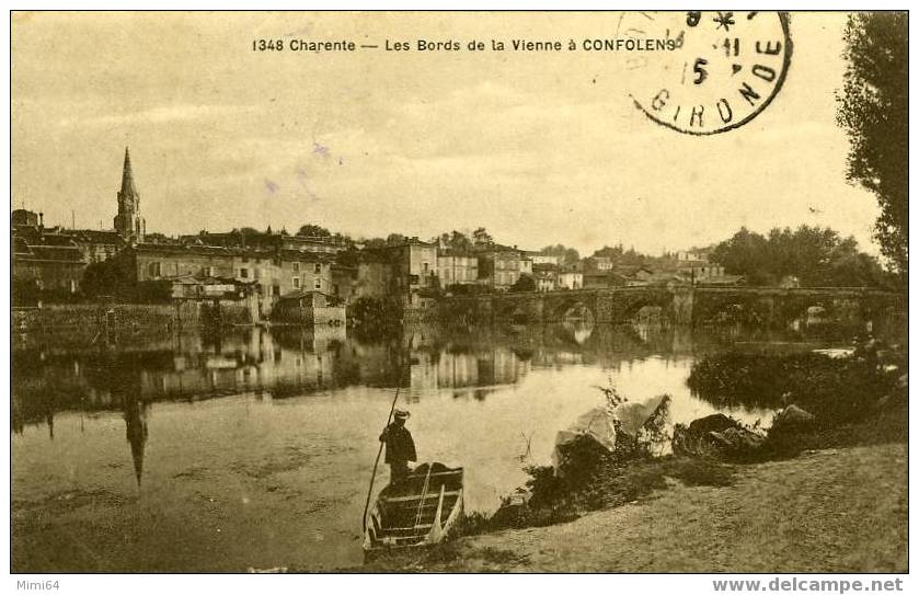 D. 16 .CONFOLENS . LES BORDS DE LA VIENNE . - Confolens