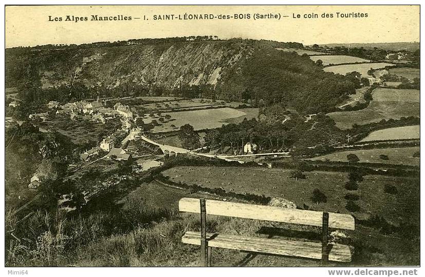 D.  72 . ST-LEONARD- Des BOIS .  LE COIN DES TOURISTES - Saint Leonard Des Bois