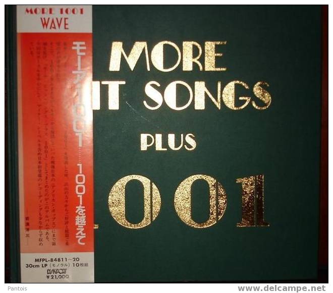 MORE HIT SONGS FROM 1001. Superbe Coffret-Livre Quasiment NEUF De 10 Disques. Pressage Au JAPON - Compilations