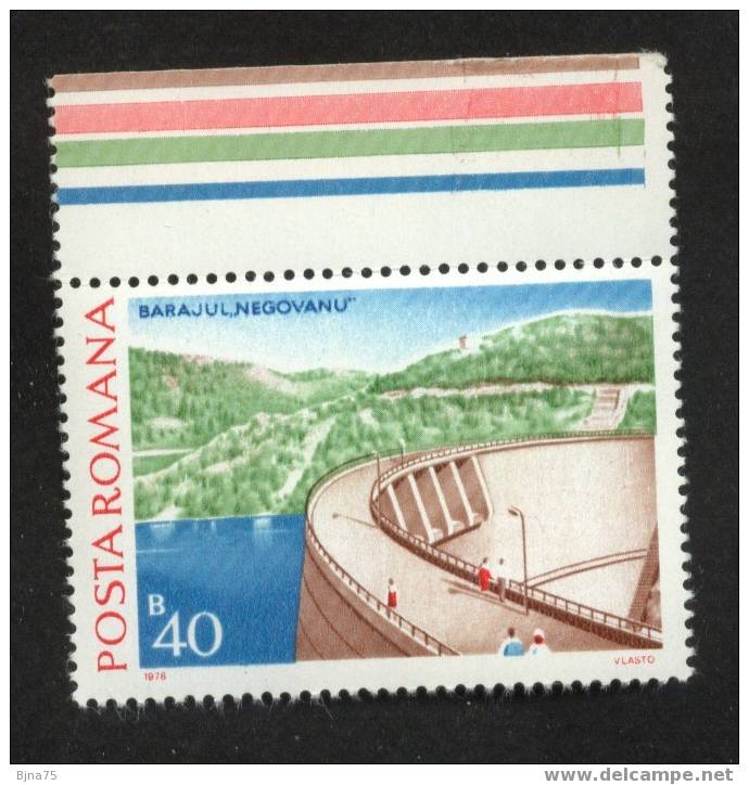 Roumanie  1978  - Barrage Dam  - NEGOVANU ** - Mnh - Neuf - Electricity