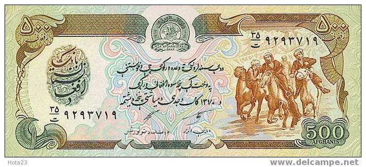 Afganistan - 500 Afghanis, P-60c(1991) - UNC - Afghanistán