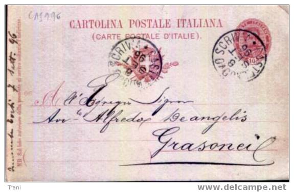 GRASONCI (o Grasoncil) - Anno 1896 - Entiers Postaux