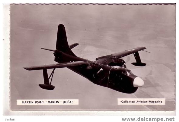 MARTIN P5M.1 " MARLIN "( USA )  Collection AVIATION-MAGAZINE - 1946-....: Moderne