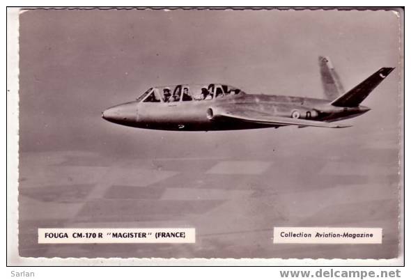 FOUGA CM 170 R " MAGISTER " ( FRANCE )  Collection AVIATION-MAGAZINE - 1946-....: Moderne