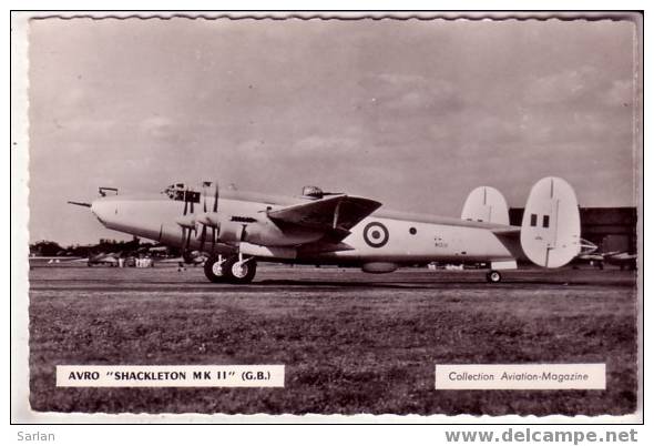 AVRO  " SHACKLETON MK II " ( GB )  Collection AVIATION-MAGAZINE - 1946-....: Moderne
