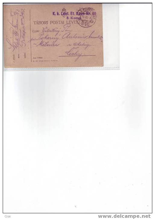 UNGHERIA 1918 - Intero Postale - Posta Militare 340 (Austria-Ungheria) - WW1 (I Guerra Mundial)