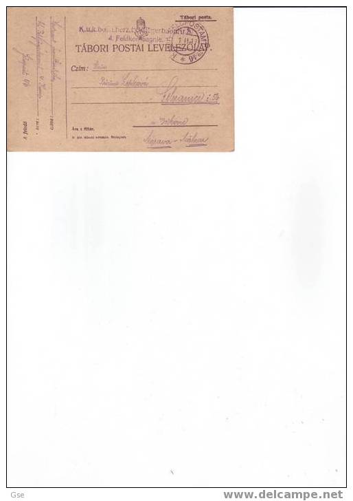 - UNGHERIA 1917 - Intero Postale Militare 46 (Austria-Ungheria) - WW1 (I Guerra Mundial)