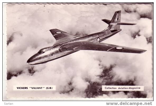 Vickers " VALIANT " ( GB )  Collection AVIATION-MAGAZINE - 1946-....: Moderne