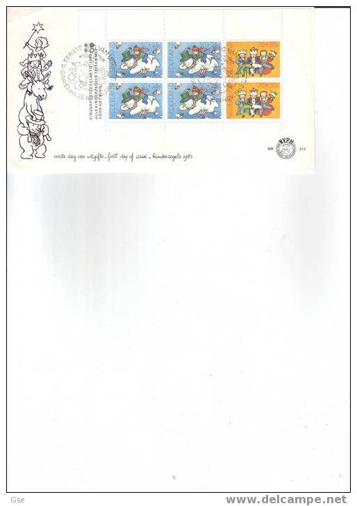 OLANDA 1983 - FDC - Yvert  BF 25 - Annullo Speciale Illustrato - Fairy Tales, Popular Stories & Legends
