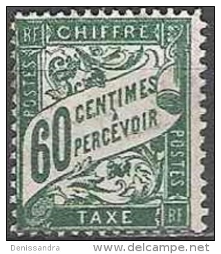 France 1921 Michel Taxe 49 O Cote (2008) 0.75 € Duval Chiffre Sur Bande - 1859-1959 Oblitérés