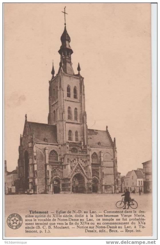 Tirlemont Kerk Eglise - Postkaart  - Tienen - Tienen