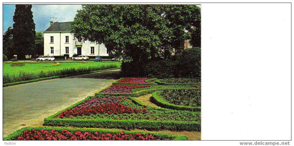 Carte Postale Animée De Chemille - Le Jardin Des Plantes Médicinales Et La Mairie - Chemille