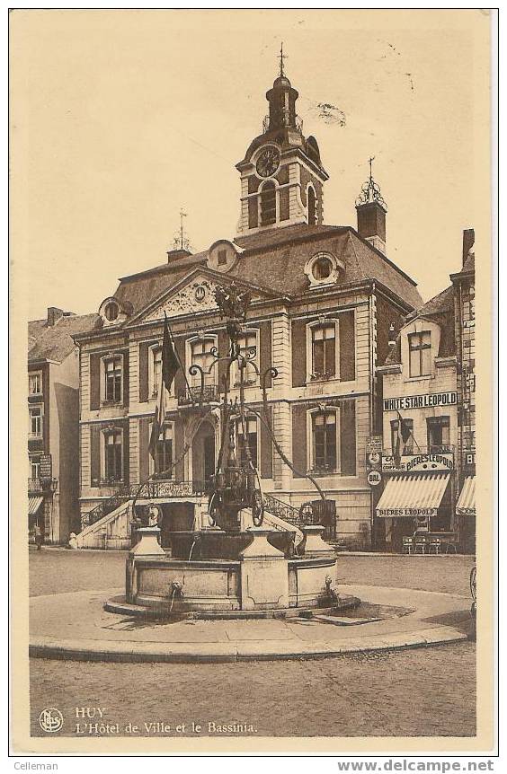 Huy L'hotel De Ville Et Le Bossinia (b1053) - Huy