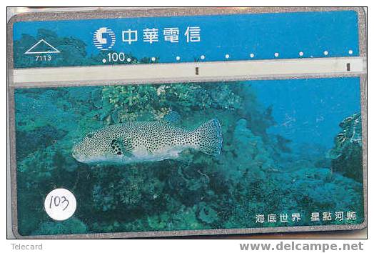 POISSONS FISCHE FISH VIS Telecarte (103) - Peces