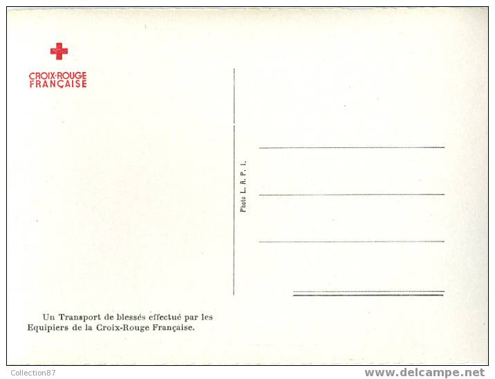 75 - PARIS - GUERRE 39 * 45 - INFIRMIERE CROIX ROUGE - TRANSPORT De BLESSE - RED CROSS - Croix-Rouge
