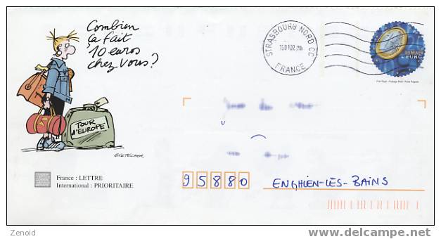 Enveloppe Illustrée Bretécher + Carte - Brétecher