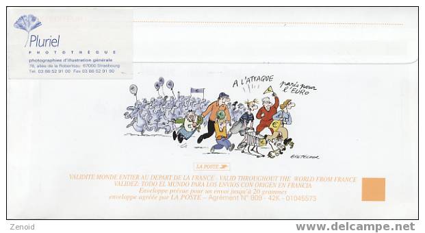 Enveloppe Illustrée Bretécher + Carte - Brétecher