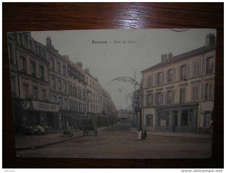 BEZONS RUE DE PARIS   ANIMEE - Bezons