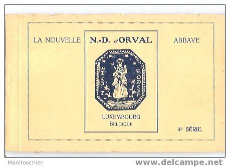 BELGIQUE ORVAL CARNET DE 10 VUE DE LA NOUVELLE ABBAYE - Florenville