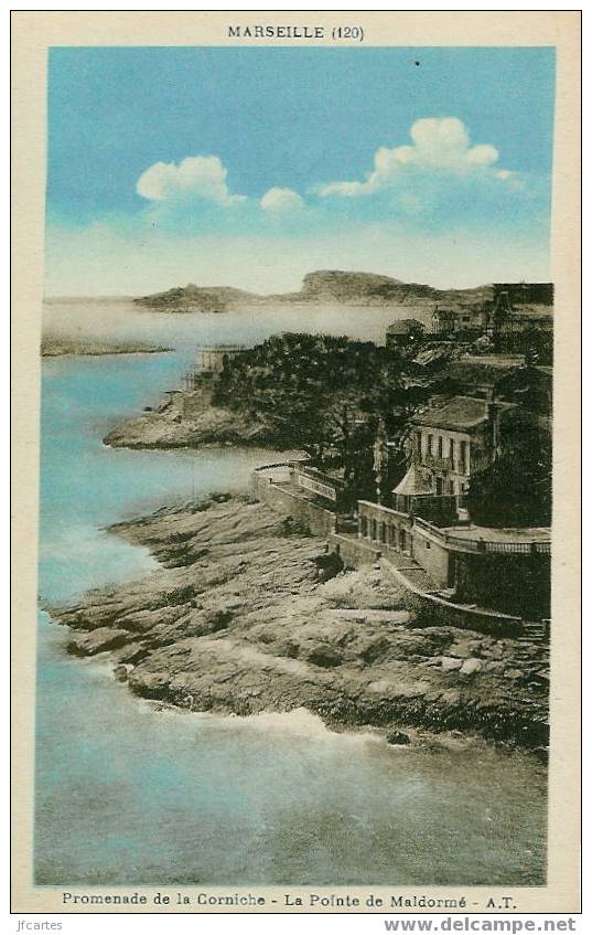 13 - MARSEILLE - Promenade De La Corniche - La Pointe De Maldormé - Endoume, Roucas, Corniche, Plages