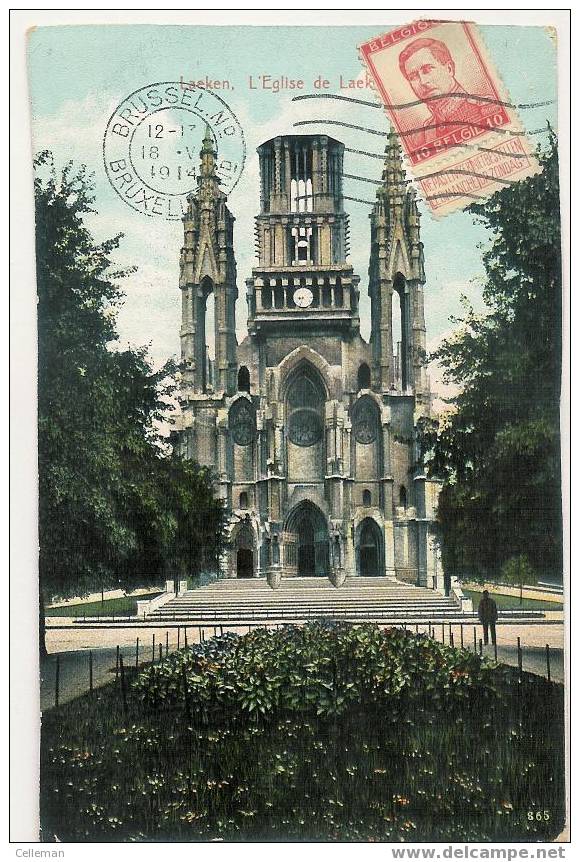 Laeken L´eglise 1914 (d663) - Laeken