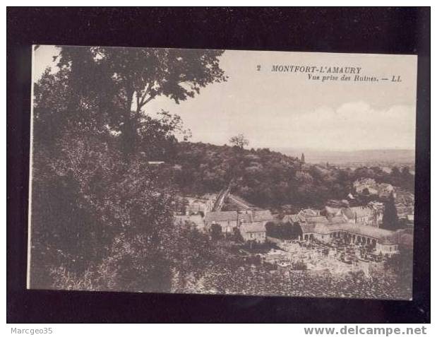 008815 Montfort L´amaury Vue Prise Des Ruines édit. LL N°2 - Montfort L'Amaury