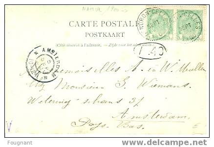 Belgique:ARDENNE(Namur.): La Halte.1900.carte Bleue. - Houyet