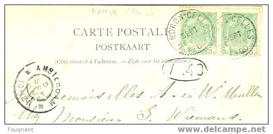 Belgique:ARDENNE(Namur.): La Halte.1900.carte Bleue. - Houyet