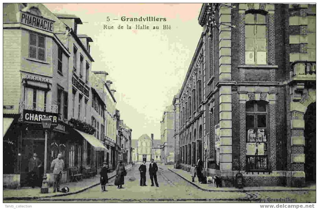 GRANDVILLIERS - Rue De La Halle Au Blé - Grandvilliers