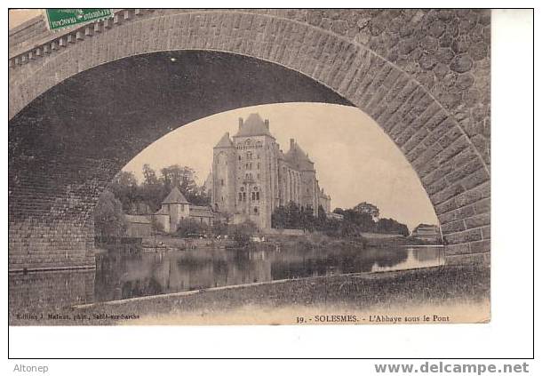 Le Pont Et L'abbaye - Solesmes