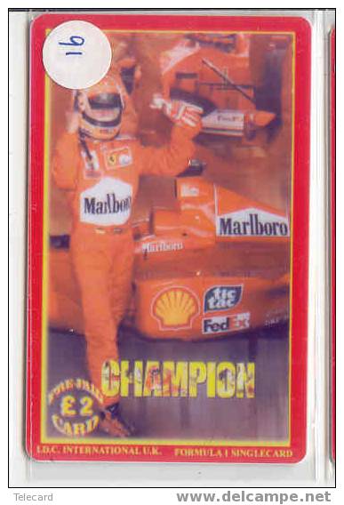 Phonecard FERRARI Telefonkarte FERRARI MICHAEL SCHUMACHER Télécarte FERRARI FORMULE 1 (91) - Auto's