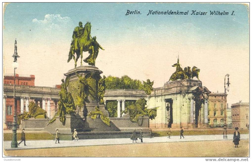 Berlin.Belle Cpa Couleur.Nationaldenkmal Kaiser Wilhem I. - Gutach (Breisgau)